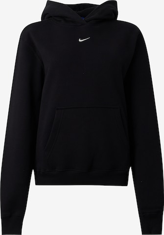 juoda Nike Sportswear Megztinis be užsegimo 'Studio Fleece': priekis