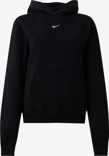 XS dydžio Megztinis be užsegimo 'Studio Fleece' iš Nike Sportswear, spalva – juoda / balta, Prekių apžvalga