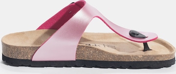Flip-flops 'Melia' de la Bayton pe roz