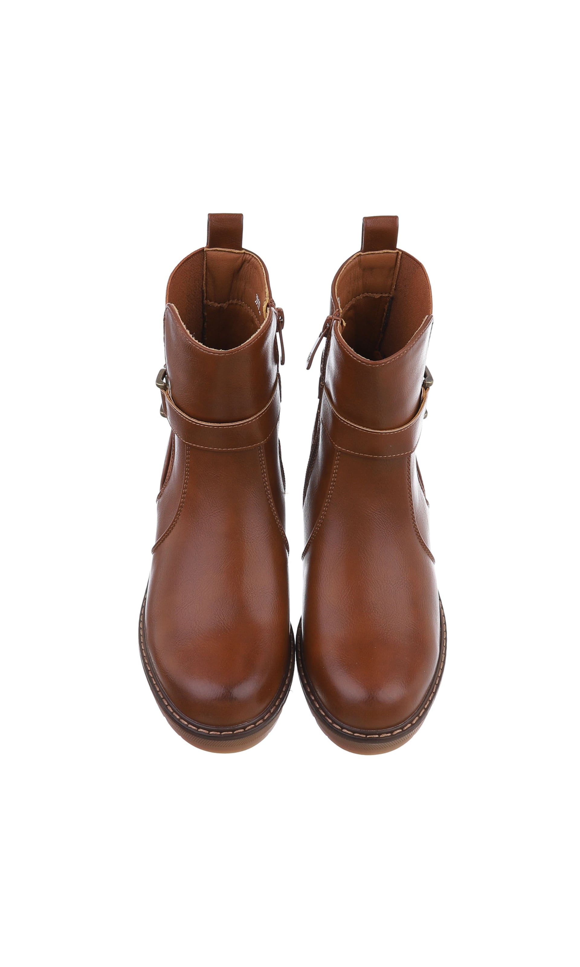 Ital-Design Ankle Boots in Beige