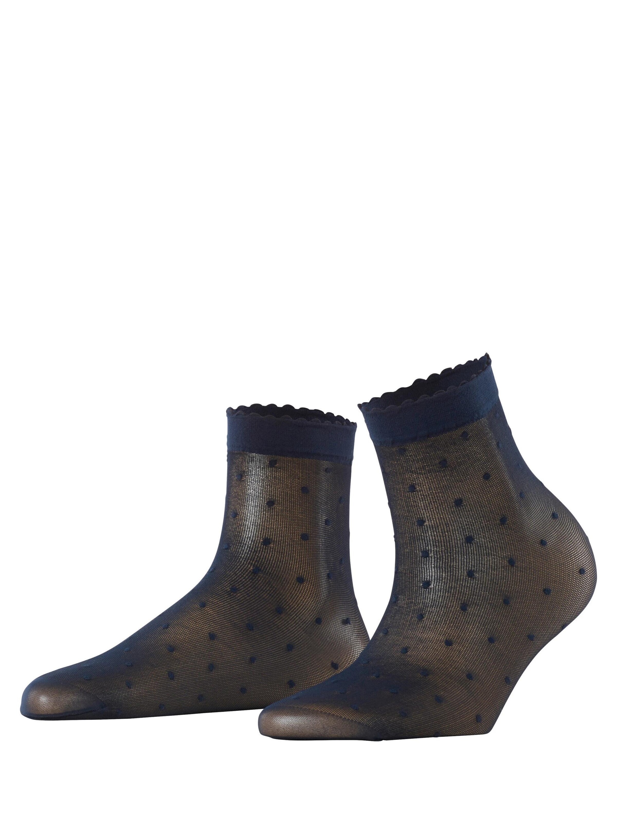 FALKE Socken 'Dot'‌‌ in Blau: Vorderseite