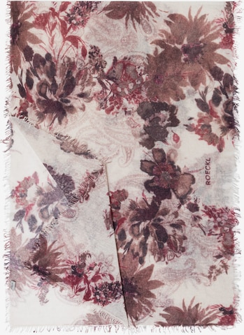 Sciarpa 'Flower Dust' di Roeckl in rosso: frontale