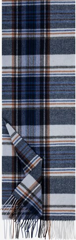 Sciarpa ' Scottish Tartan ' di Roeckl in blu: frontale