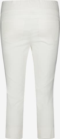Betty Barclay Skinny Stretch-Hose ohne Verschluss in Weiß