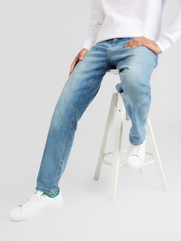 Regular Jeans de la AÉROPOSTALE pe albastru: față