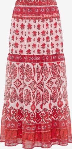 usha FESTIVAL Skirt in Red: front