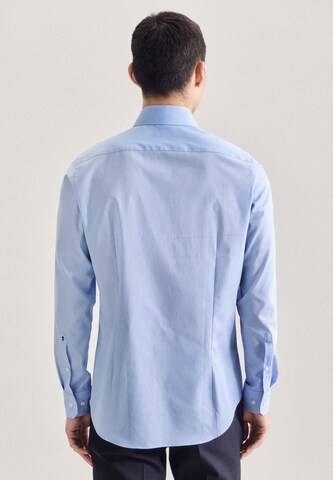 SEIDENSTICKER Slim Fit Hemd in Blau