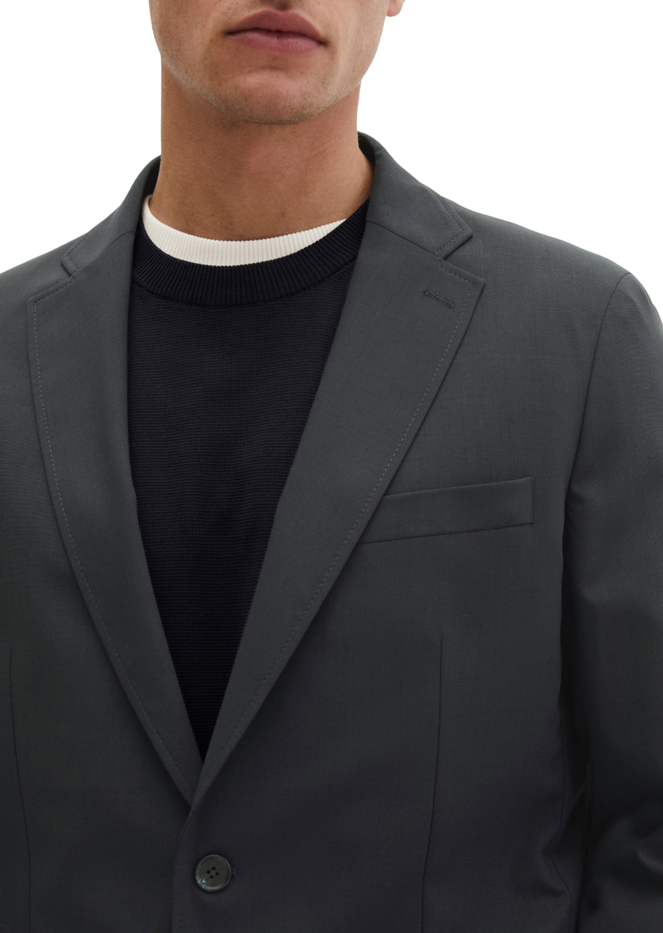 Marc O'Polo Regular fit Blazer 'Travel Collection' in Blue