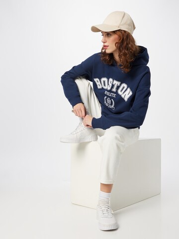 River Island Sweatshirt 'BOSTON' in Blue