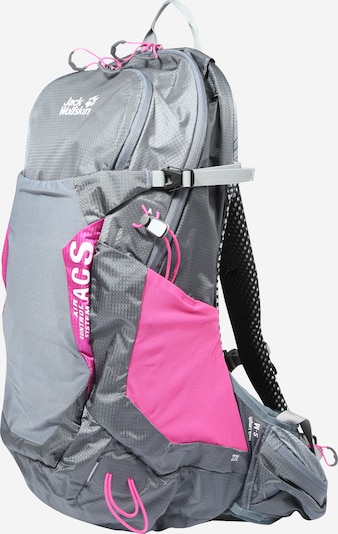 Zaino sportivo 'Crosstrail' JACK WOLFSKIN di colore grigio / rosa, Visualizzazione prodotti