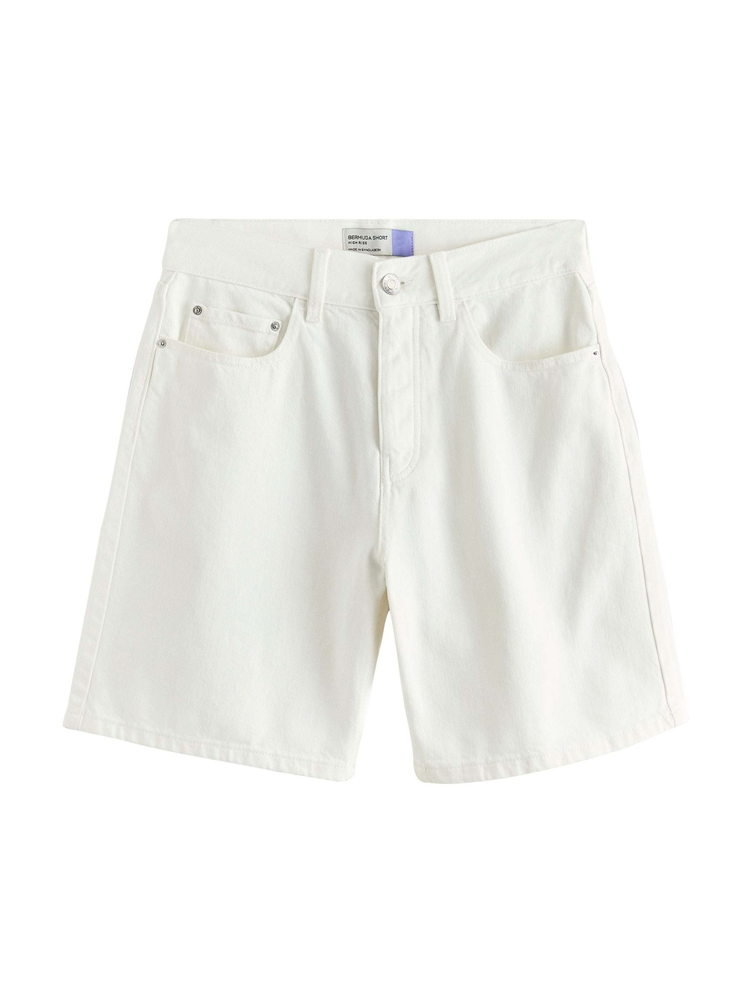 Next Normální Džíny – bílá: přední strana