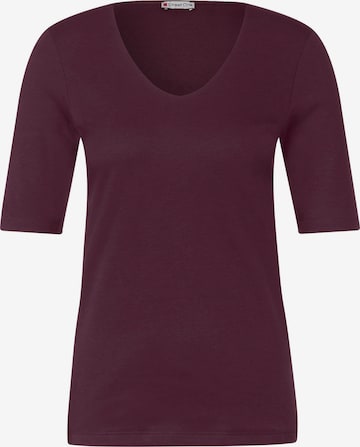 purpurinė STREET ONE Marškinėliai 'Palmira': priekis