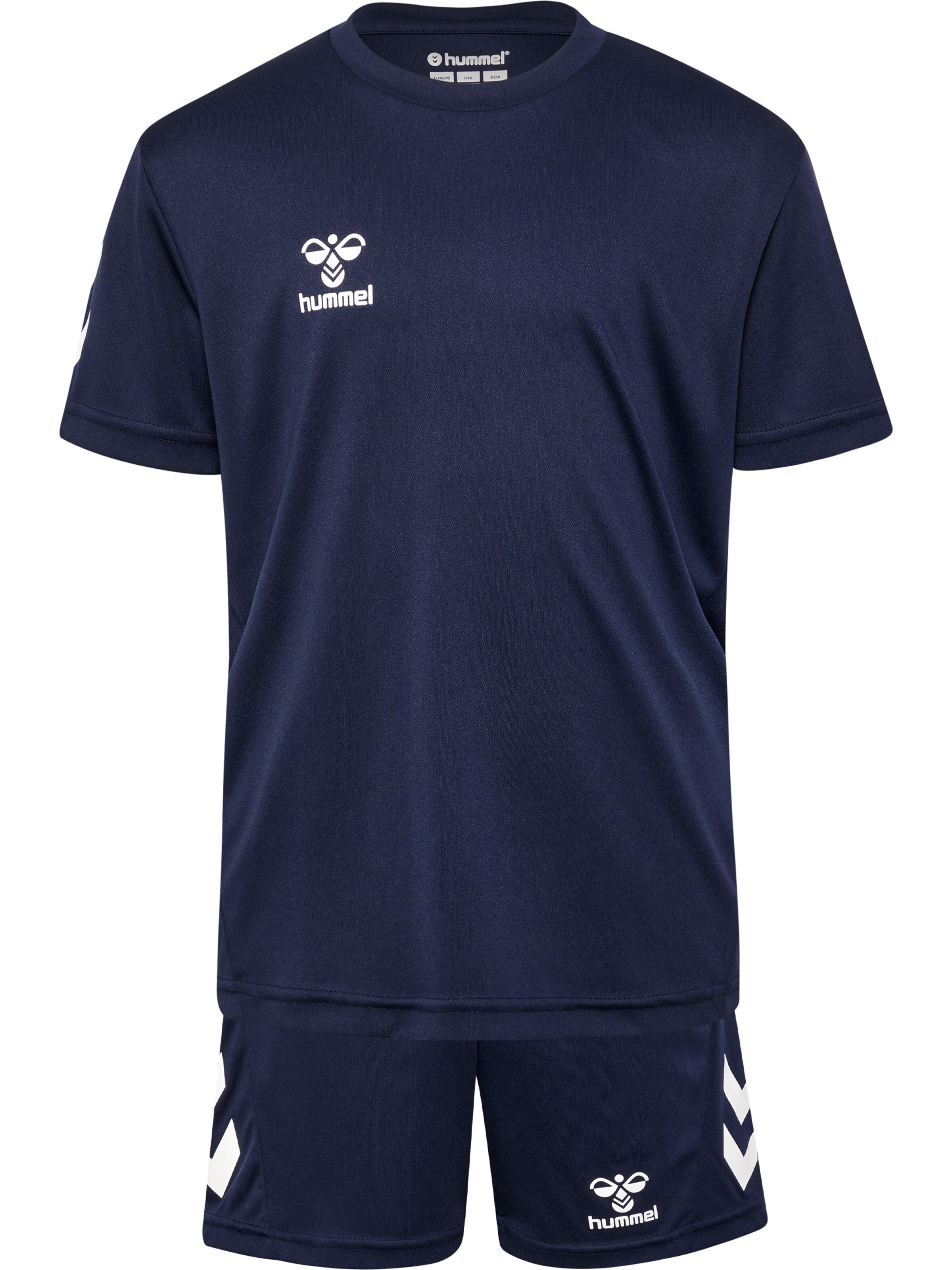 Hummel Trainingspak in Blauw: voorkant