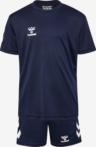 Hummel Tracksuit in Blue: front