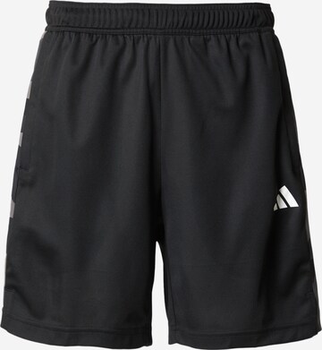 ADIDAS PERFORMANCE Regular Sports trousers in Black: front