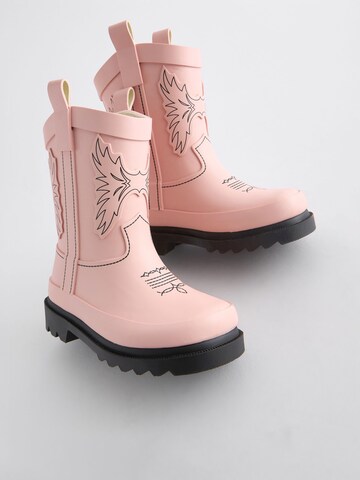 Bottes en caoutchouc Next en rose