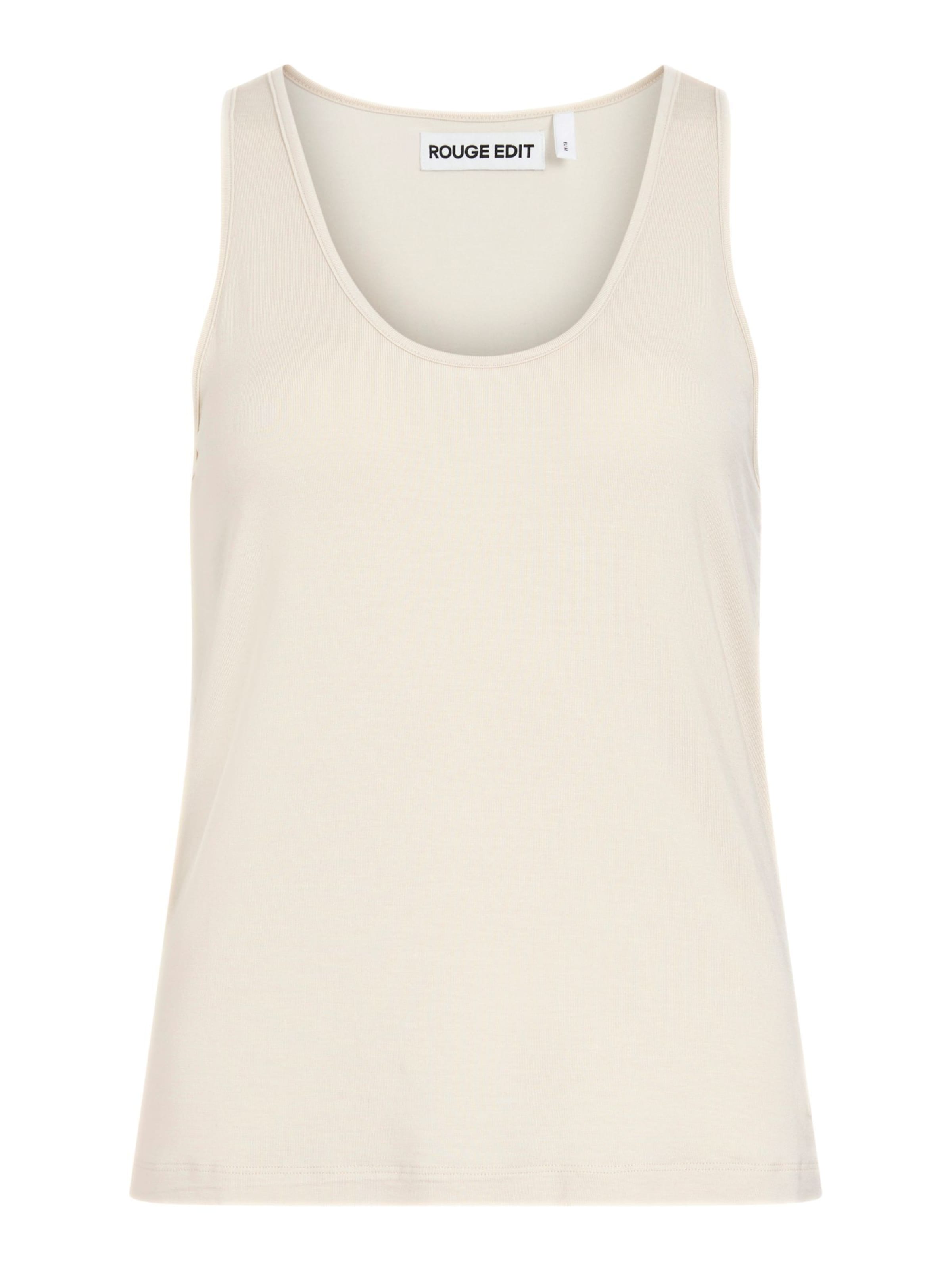 ROUGE EDIT Top in Beige: Vorderseite