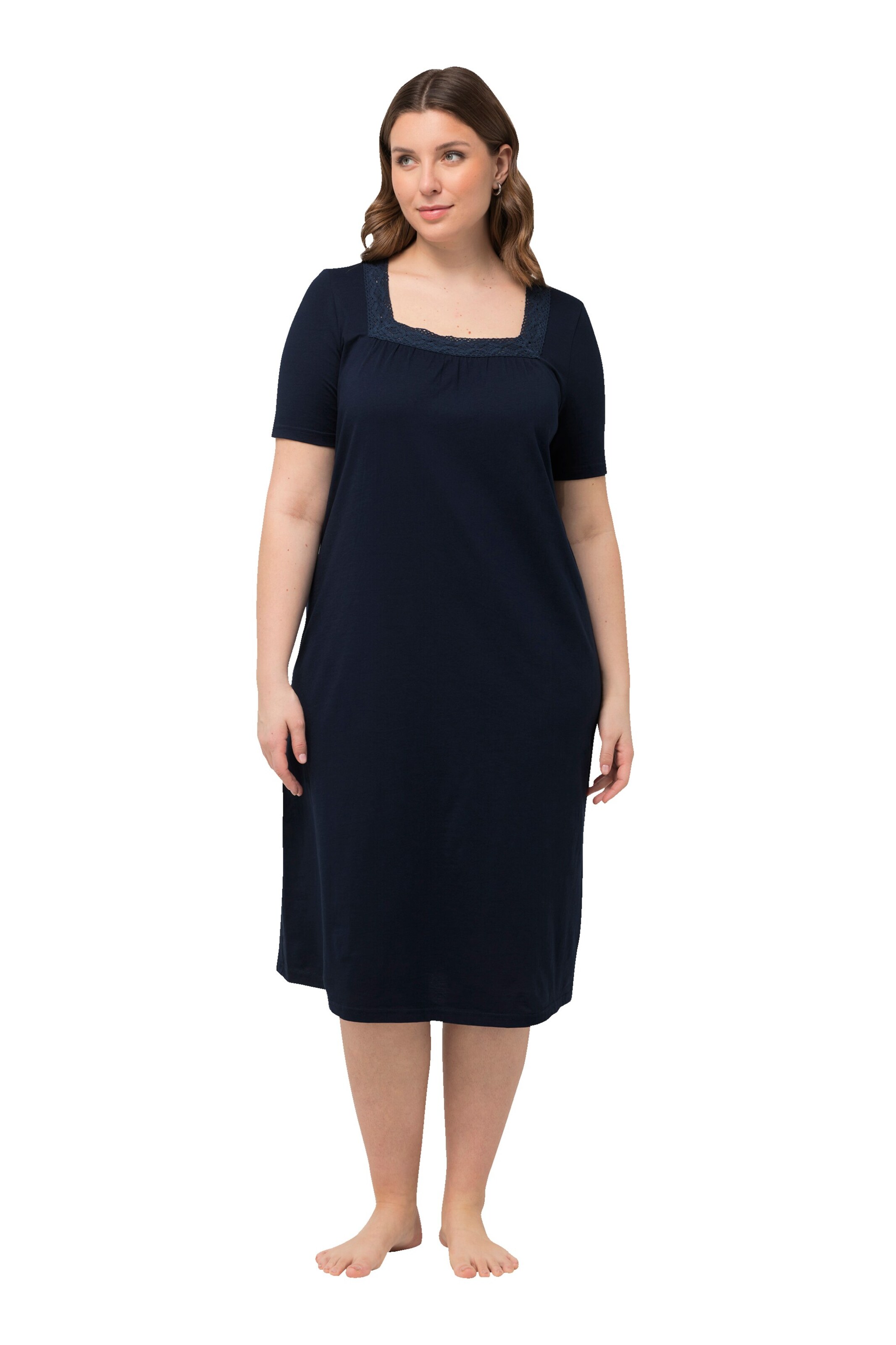 Ulla Popken Nightgown in Blue: front