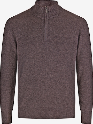 Pull-over CASH-MERE.CH en gris : devant