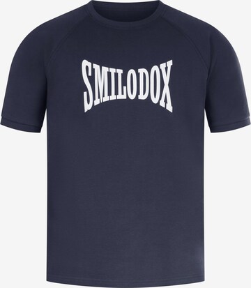 T-Shirt 'Classic Pro' Smilodox en bleu : devant