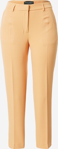 Dorothy Perkins Regular Trousers with creases 'Grazer' in Orange: front