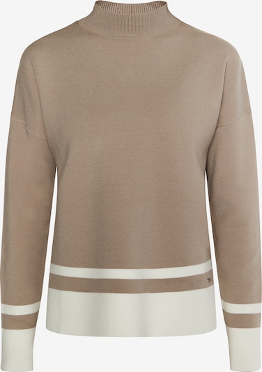 DreiMaster Klassik Sweater 'Ledkin' in Dark beige / Wool white, Item view