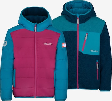 TROLLKIDS Outdoor jacket in Purple: front