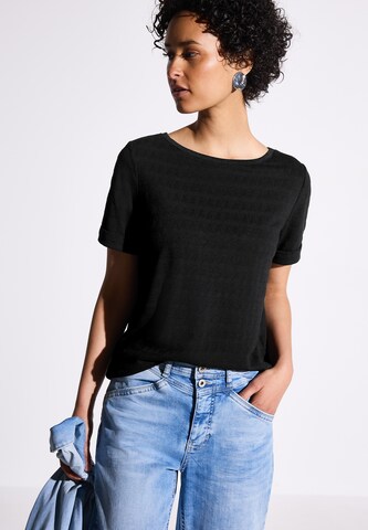 STREET ONE Shirt in Black: front