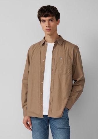 Coupe regular Chemise s.Oliver en marron : devant