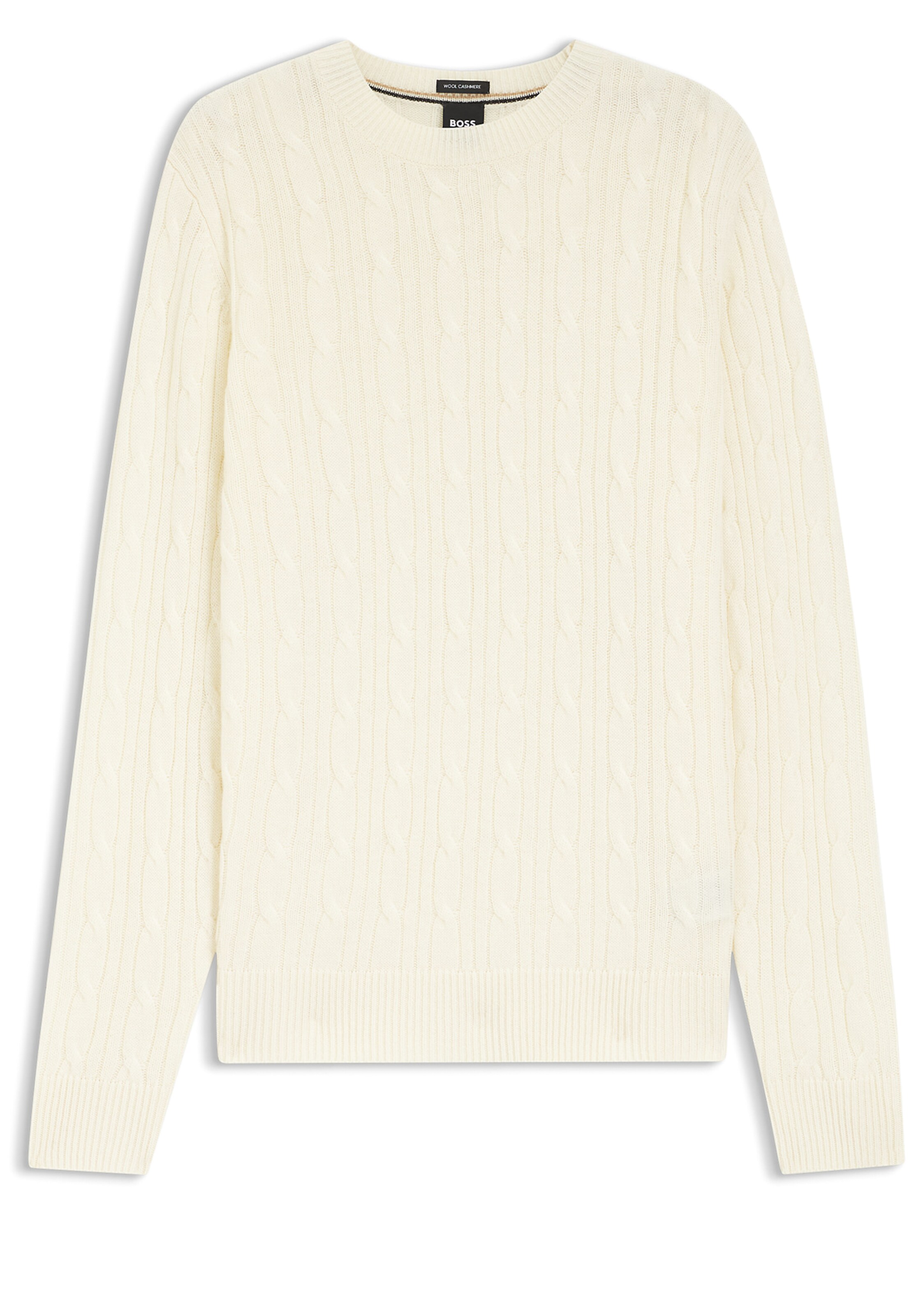 BOSS Pullover in Weiß: Vorderseite