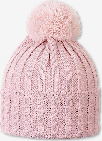 STERNTALER Beanie in Pink: front