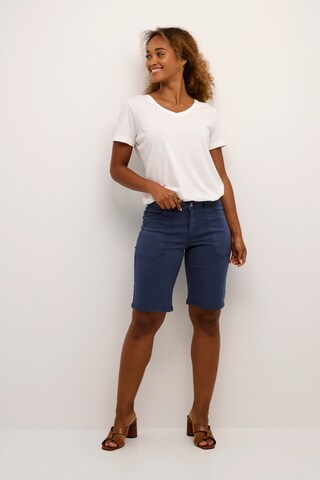 Cream Regular Shorts 'Ann' in Blau