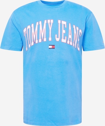 Tommy Jeans Särk, värv sinine: eest vaates