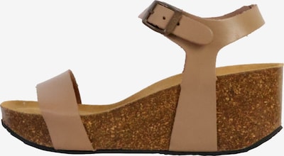 Plakton Sandale 'So Kiss Keilabsatz-Sandale aus Leder' in 36 in beige, Produktansicht
