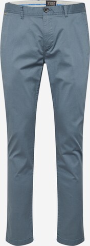 SCOTCH & SODA Slim fit Chino Pants 'Essentials - Mott' in Blue: front