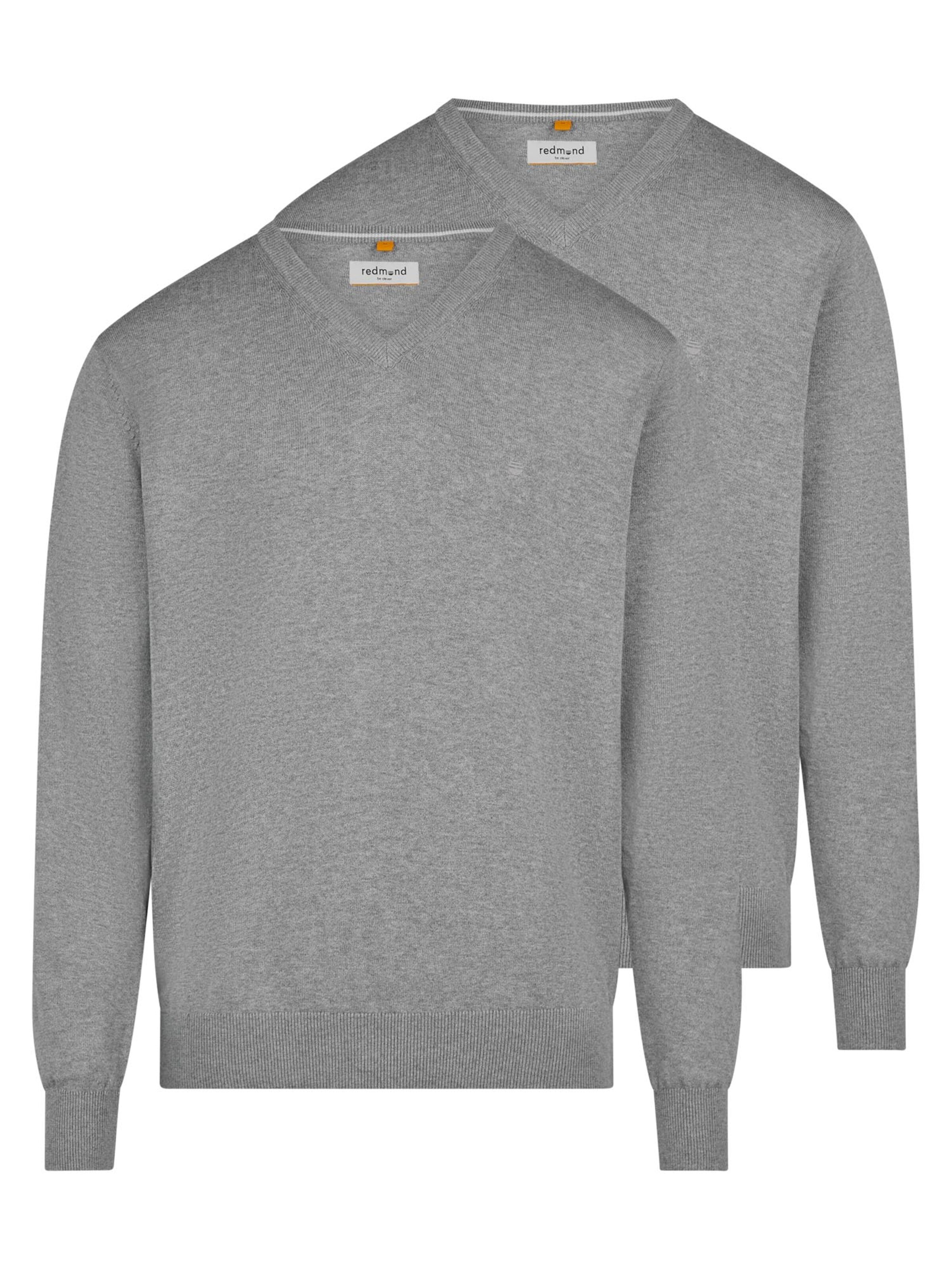 redmond Sweater 'Basic' in Grey: front