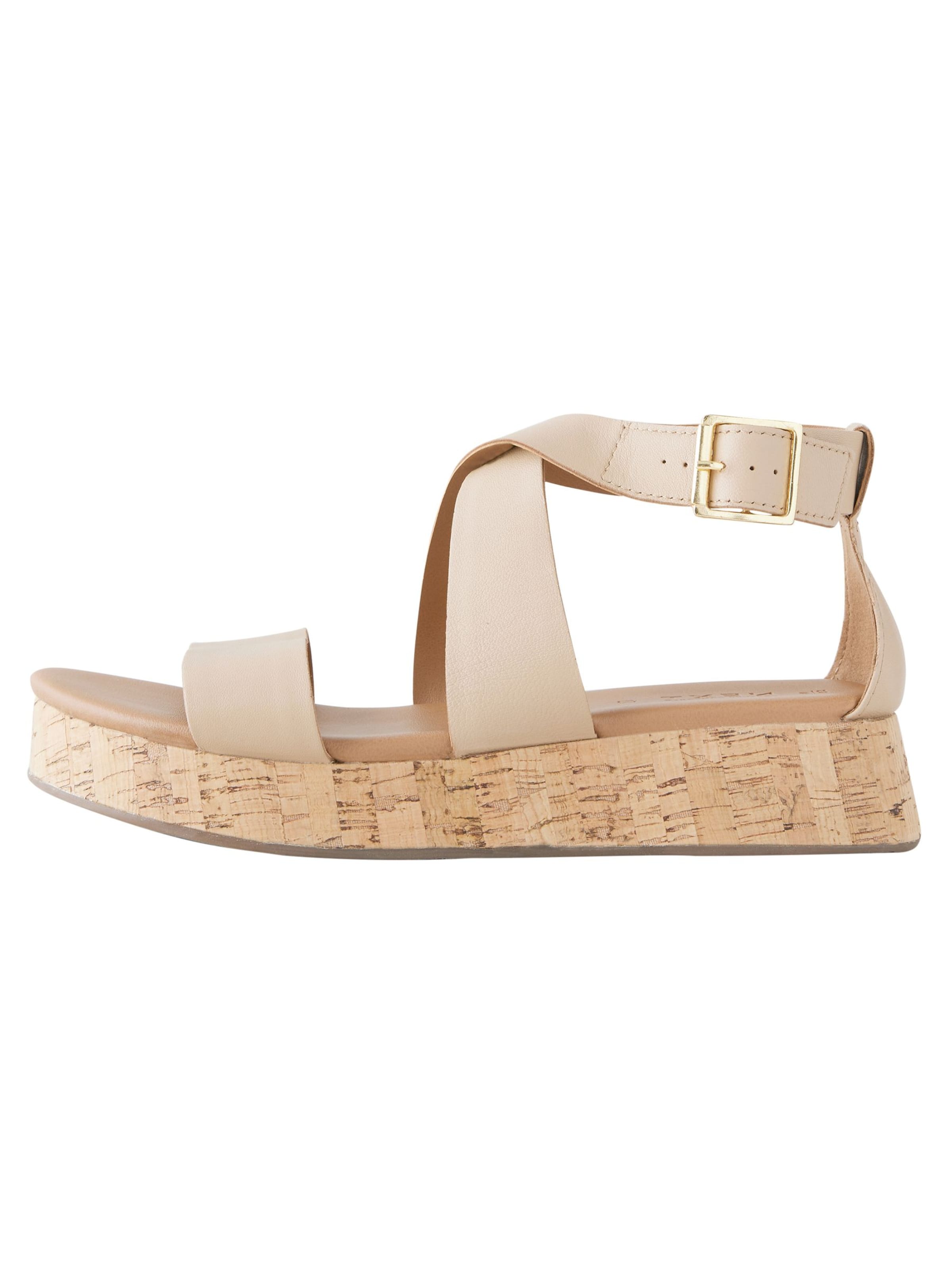 Next Sandaler med rem 'Forever Comfort' i beige: forside