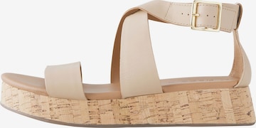 Next Remmisandaalit 'Forever Comfort' värissä beige: etupuoli