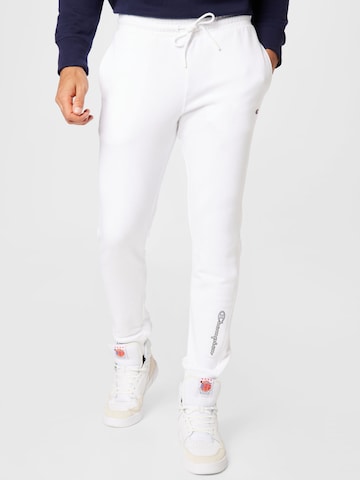 Champion Authentic Athletic Apparel Pants in White: front