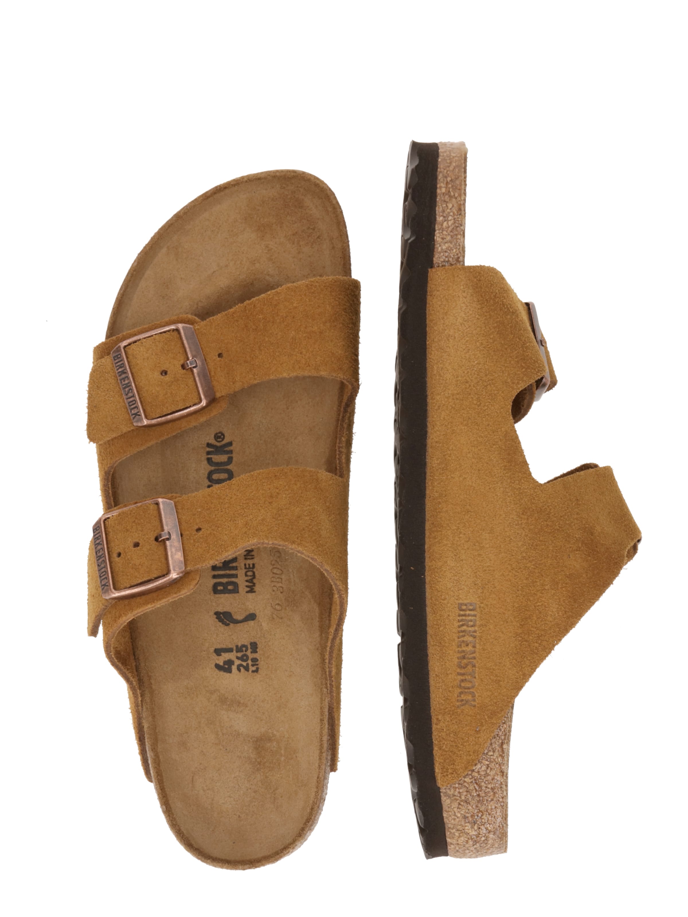 BIRKENSTOCK Muiltjes 'Arizona ' in Bruin
