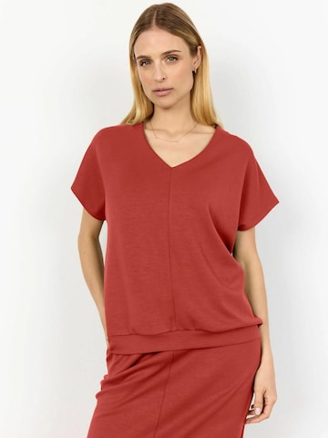 T-shirt 'SC-BANU 244' Soyaconcept en rouge : devant