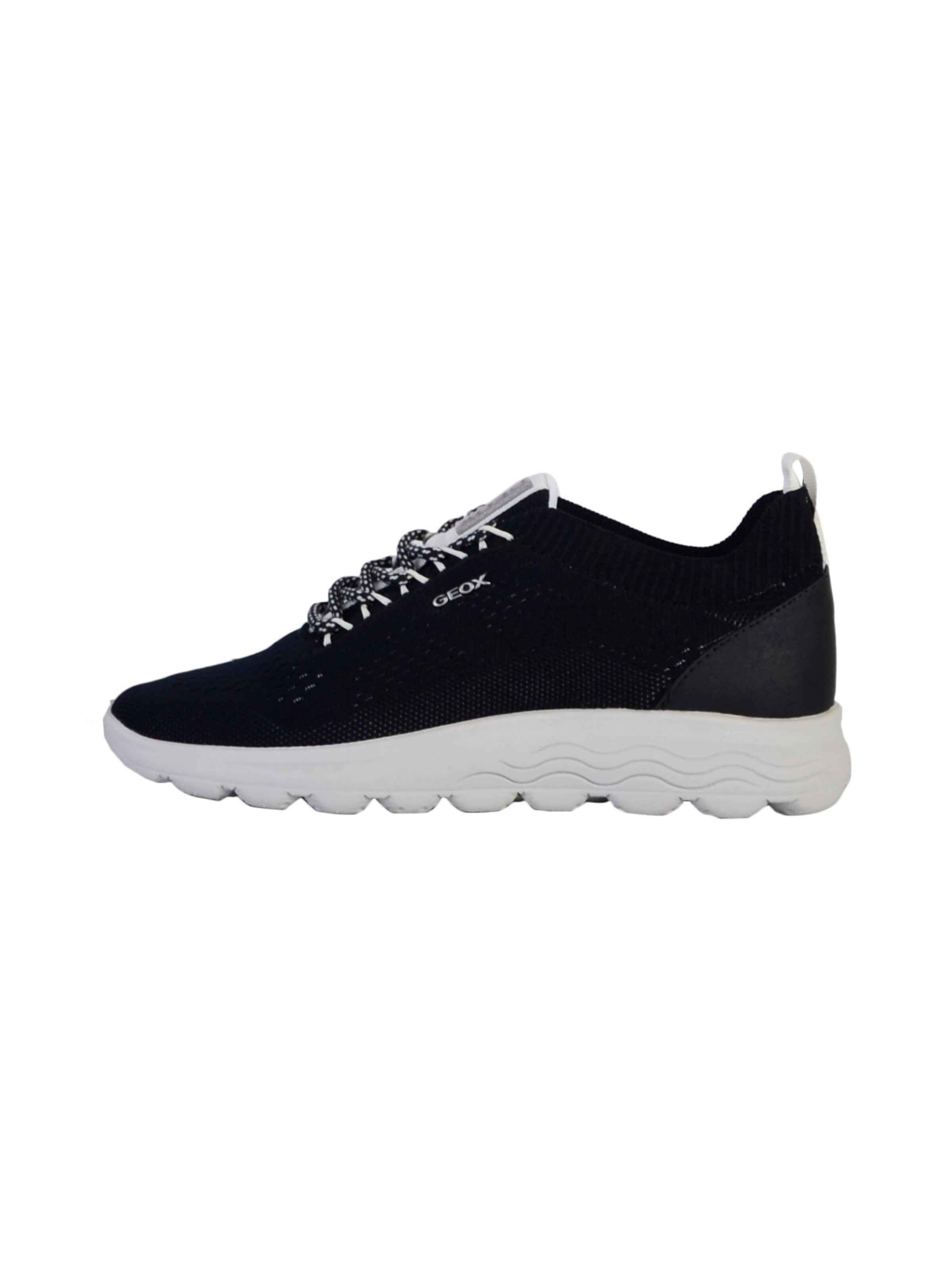 GEOX - Calzado deportivo con cordones en azul: frente