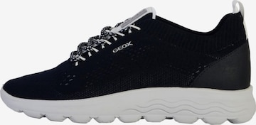 GEOX - Calzado deportivo con cordones en azul: frente