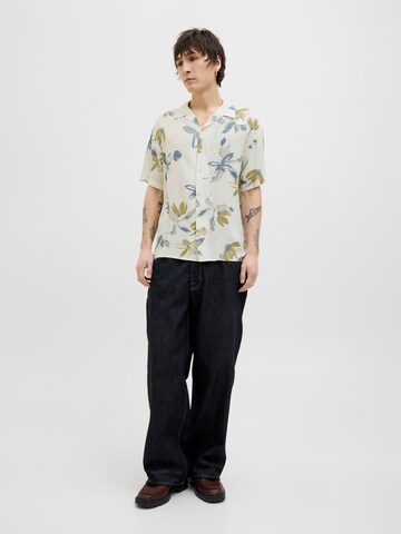 JACK & JONES - Ajuste confortable Camisa en blanco