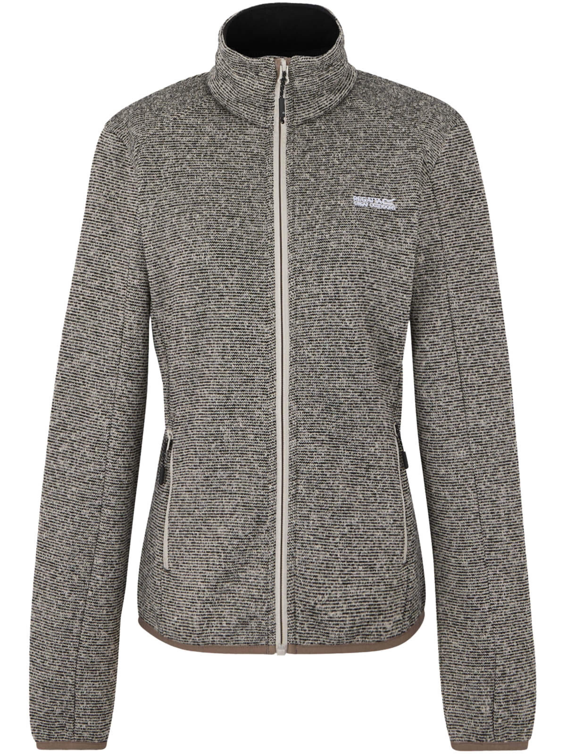 REGATTA Fleecejacke 'Bekleidung Newhill in beige' in Grau: Vorderseite