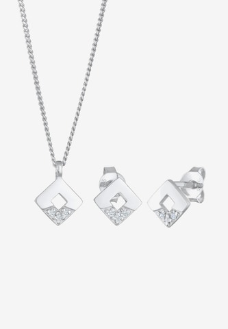 Elli DIAMONDS Schmuckset in Silber