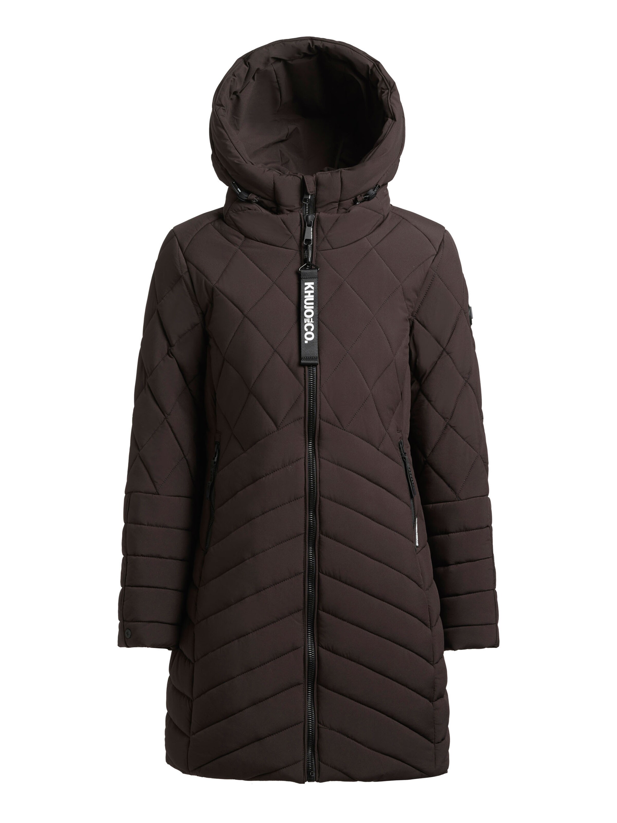 Cappotto invernale ' IVANA ' di khujo in marrone: frontale