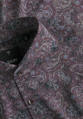 JOOP! Slim fit Button Up Shirt 'Pares2' in Red