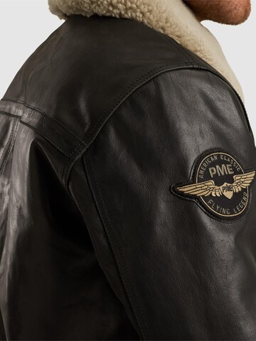 PME Legend - Chaqueta de entretiempo 'Hudson leather jacket' en negro