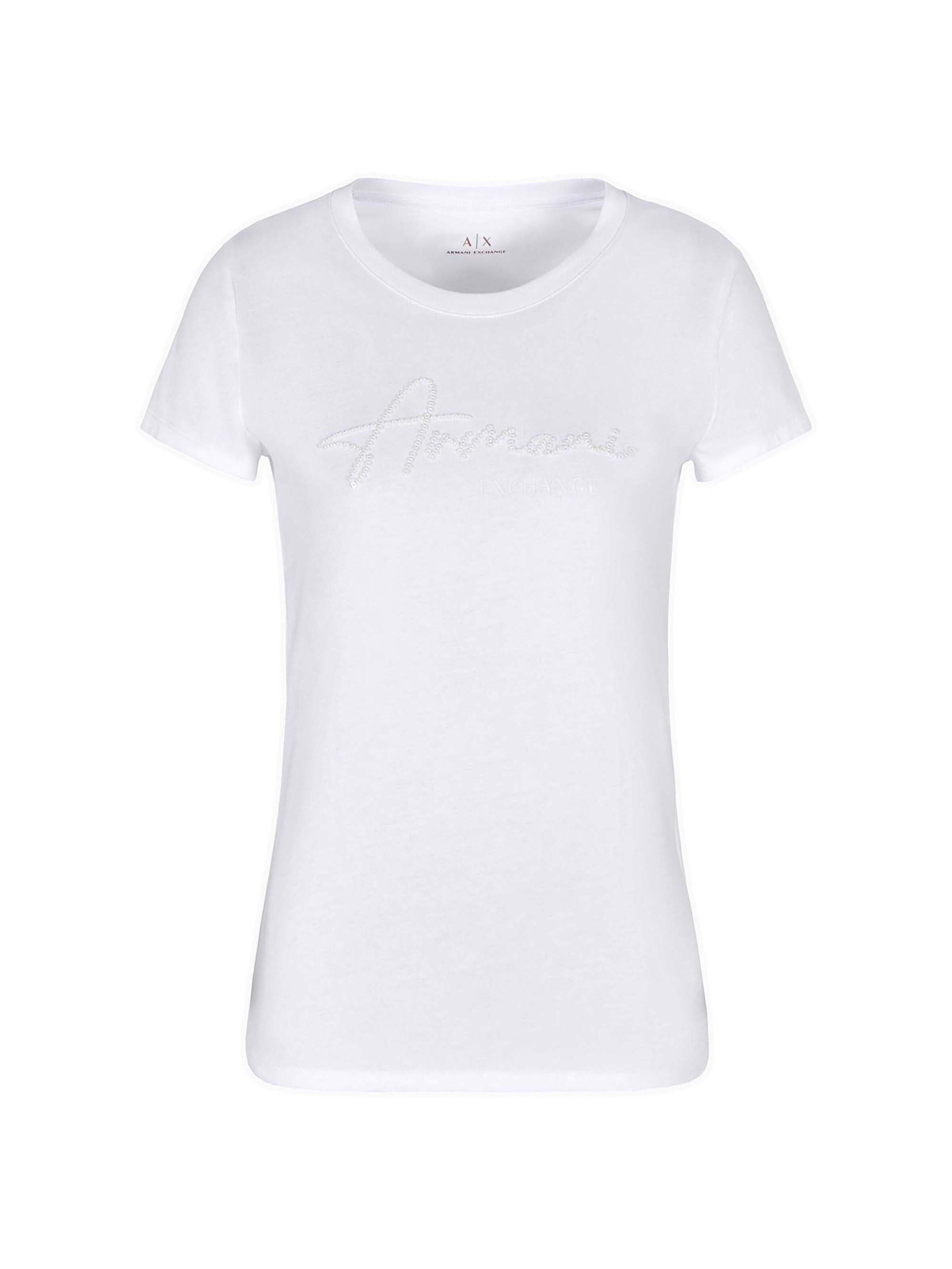 ARMANI EXCHANGE Shirt in White: front